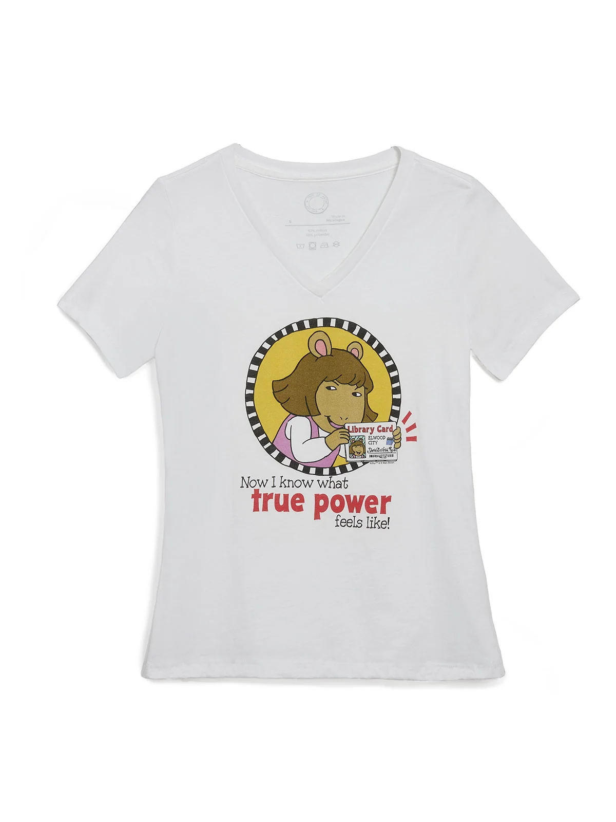 Arthur: True Powerwomen's v-neck t-shirt (Print Shop)