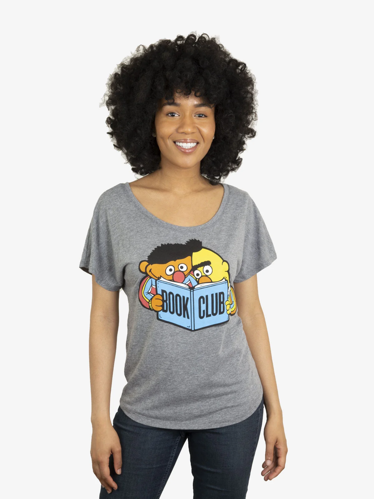 Sesame Street Bert and Ernie Book Club women's relaxed fit t-shirt - Image 2