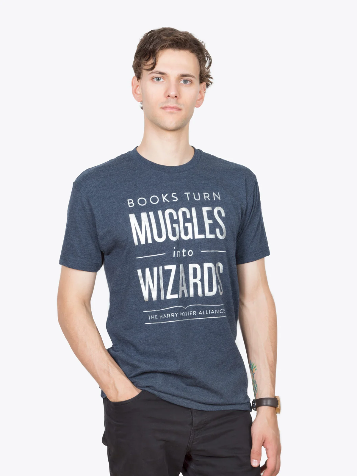 Books Turn Muggles into Wizards unisex t-shirt - Image 2