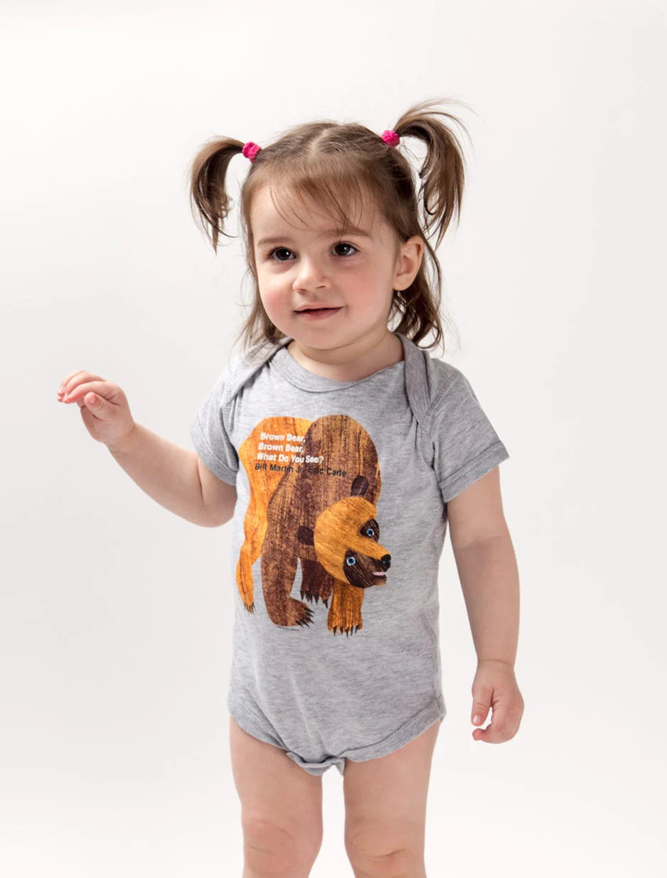 World of Eric Carle Brown Bear, Brown Bear, What Do You See? baby bodysuit - Image 2
