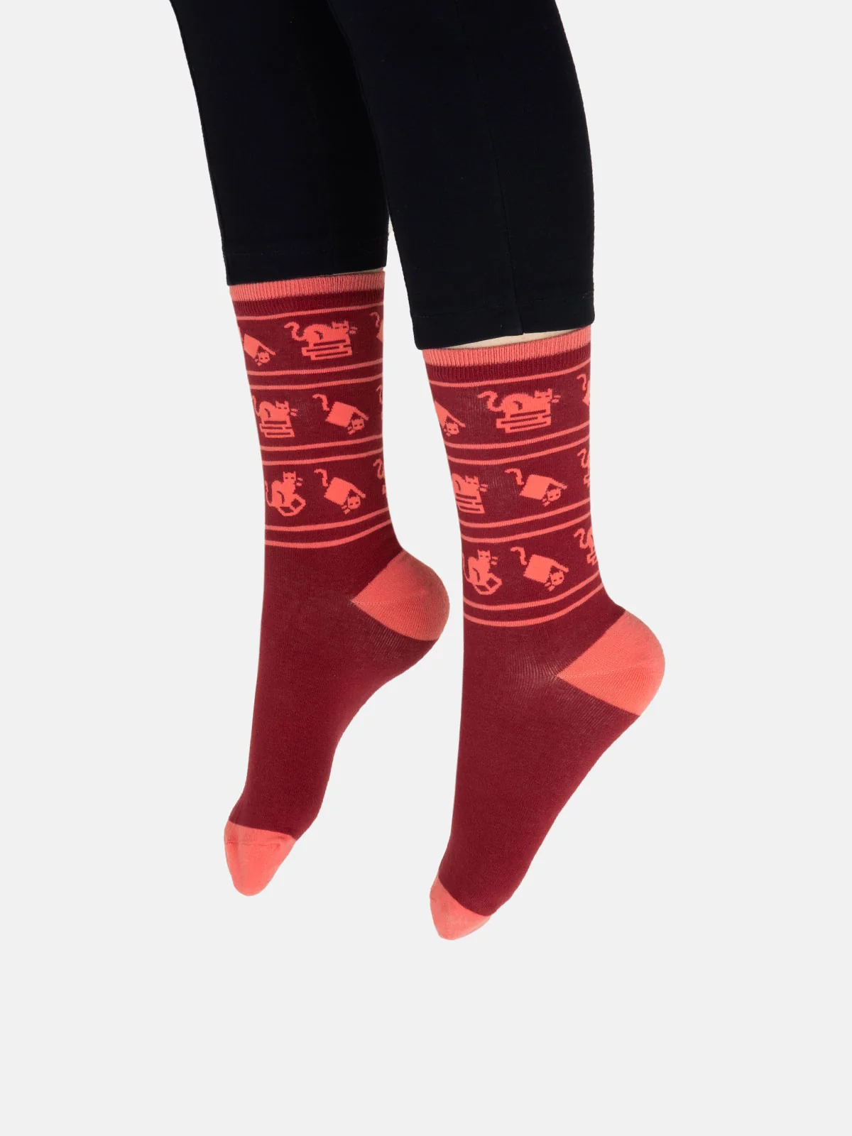 Cats and Stacks socks - Image 2