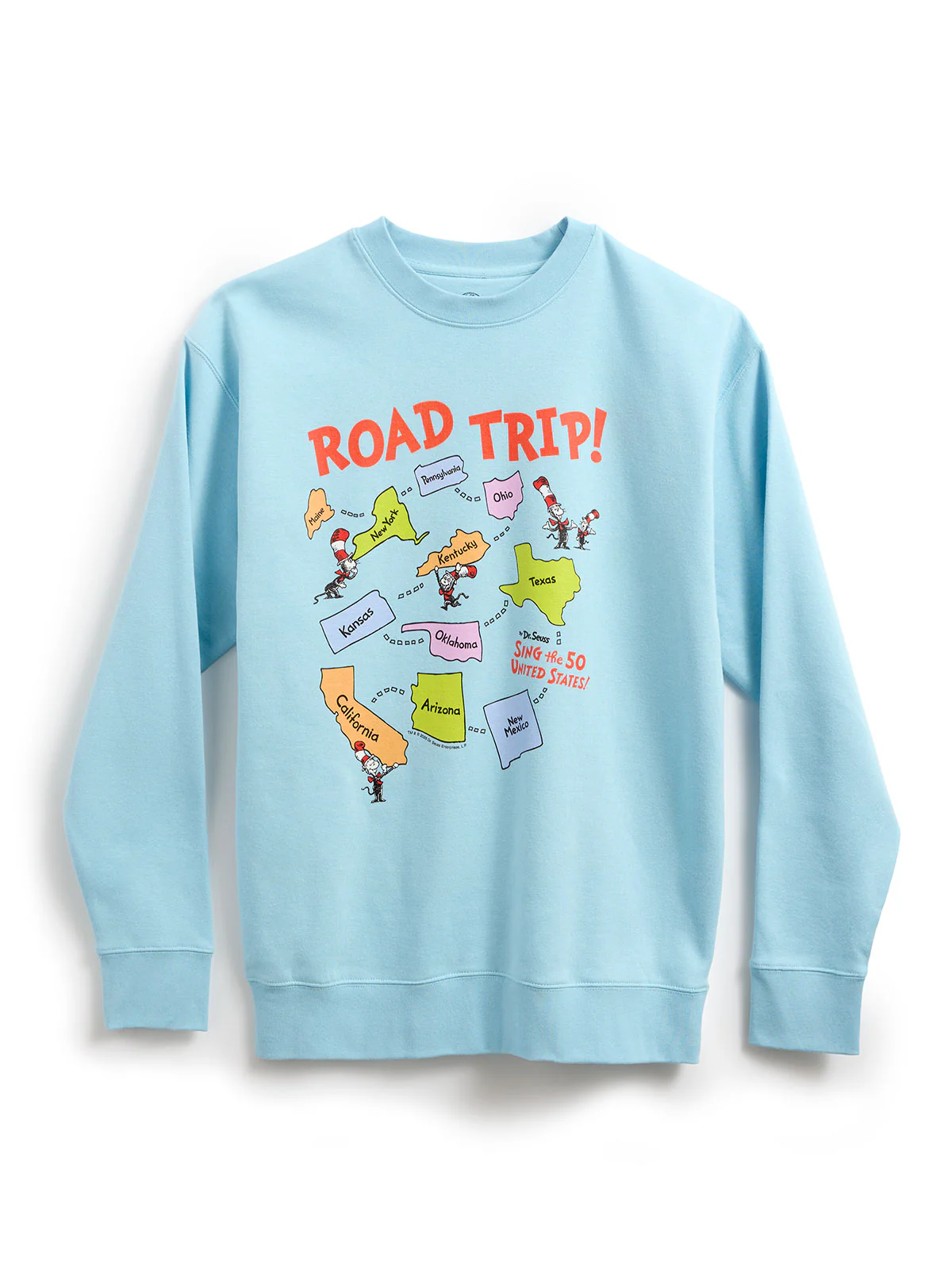 Dr. Seuss: Road Trip unisex sweatshirt (Print Shop)