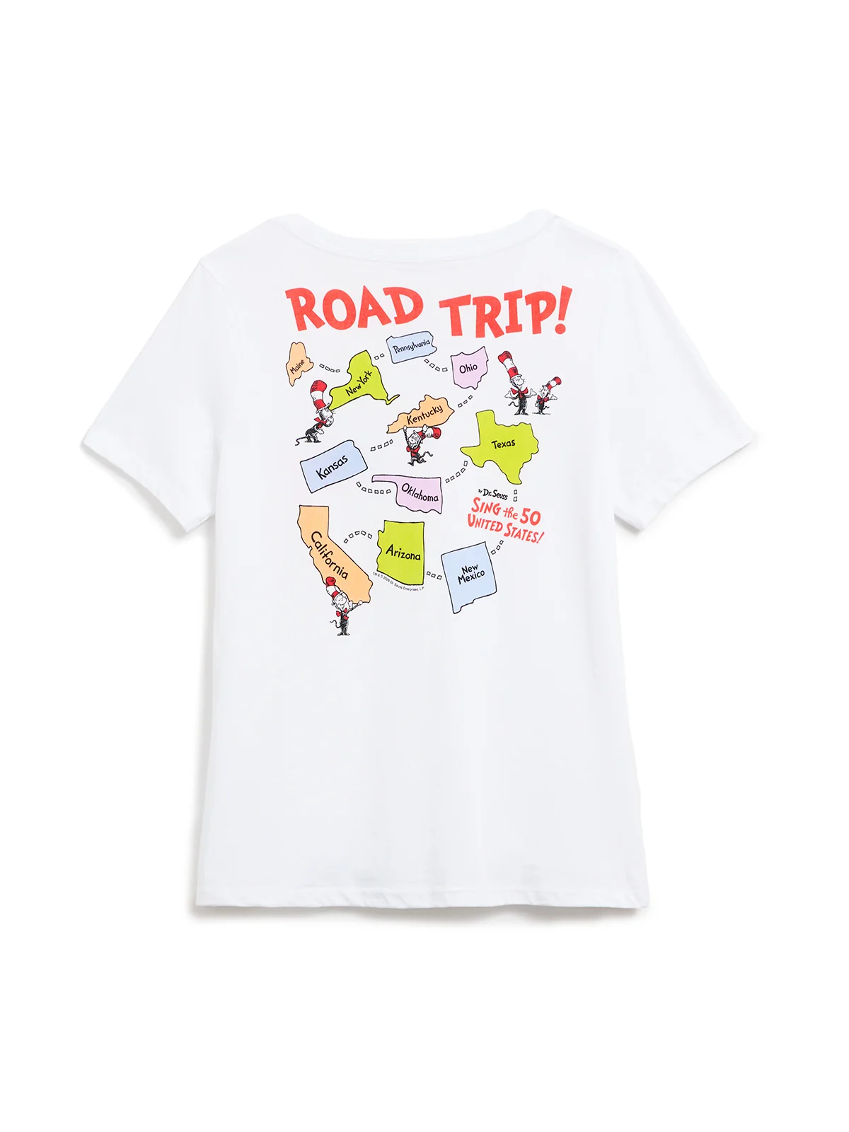 Dr. Seuss: Road Trip women's v-neck t-shirt (Print Shop) - Image 2