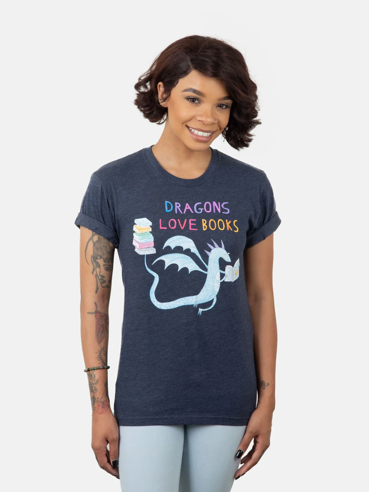 Dragons Love Books unisex t-shirt - Image 3