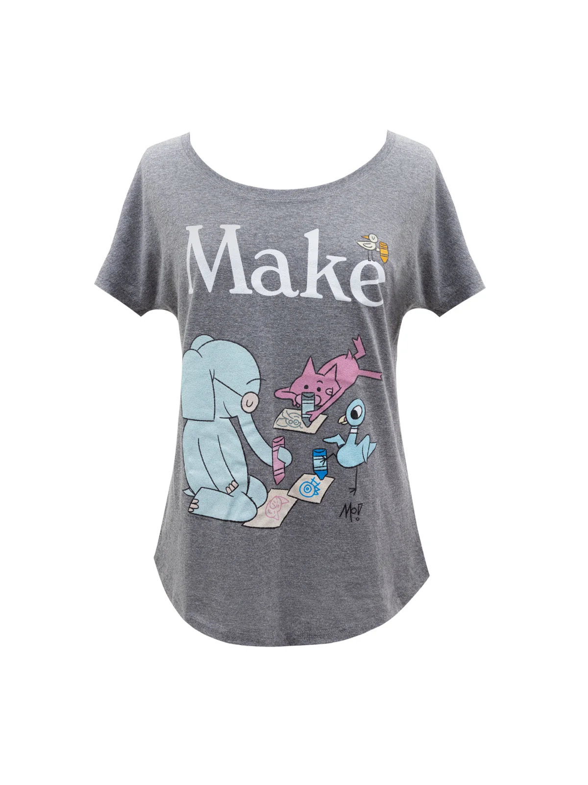 Elephant & Piggie Make women's relaxed fit t-shirt