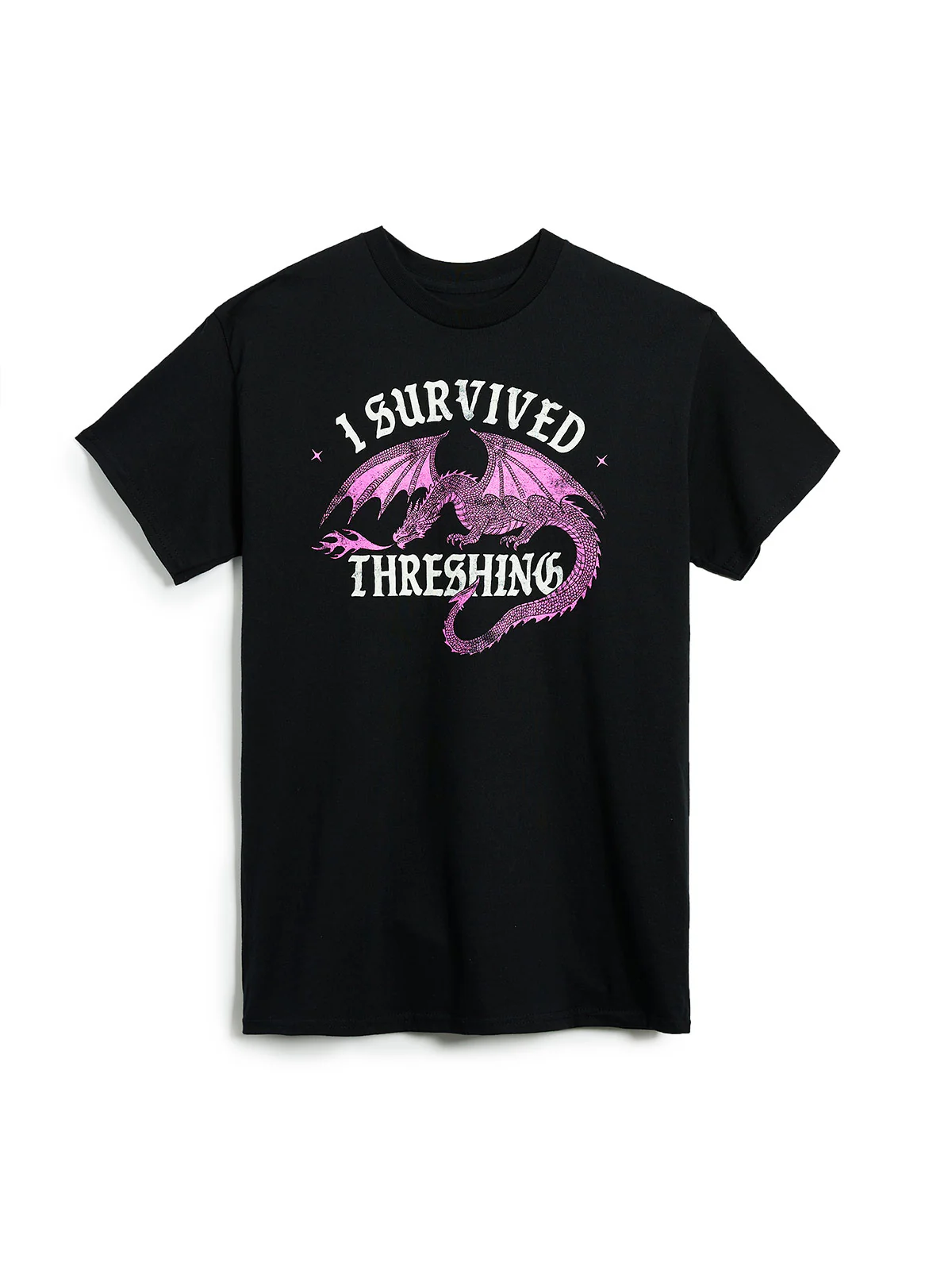 Fourth Wing: I Survived Threshing (Pink Dragon) unisex t-shirt