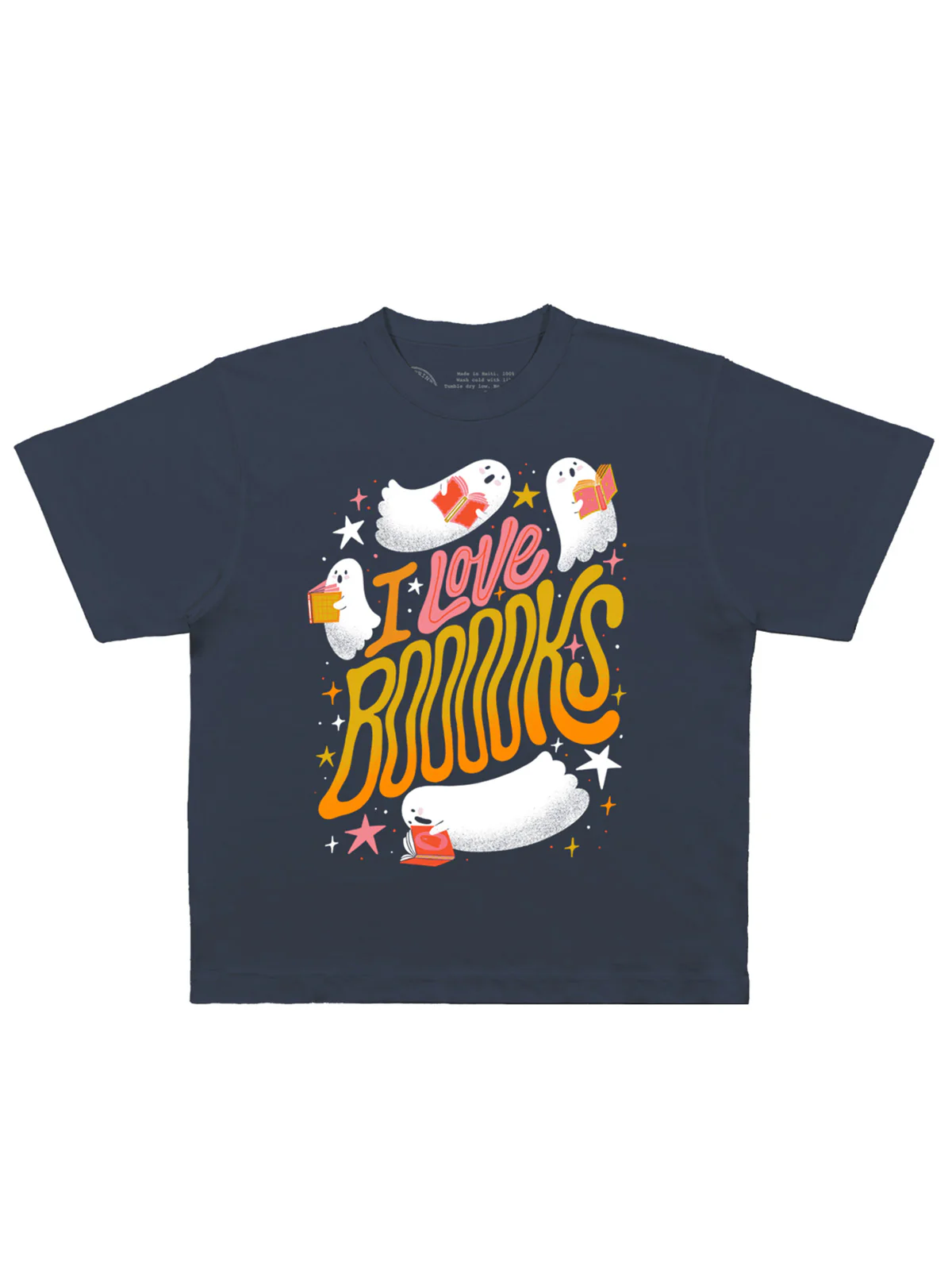 I Love Booooks kids' t-shirt