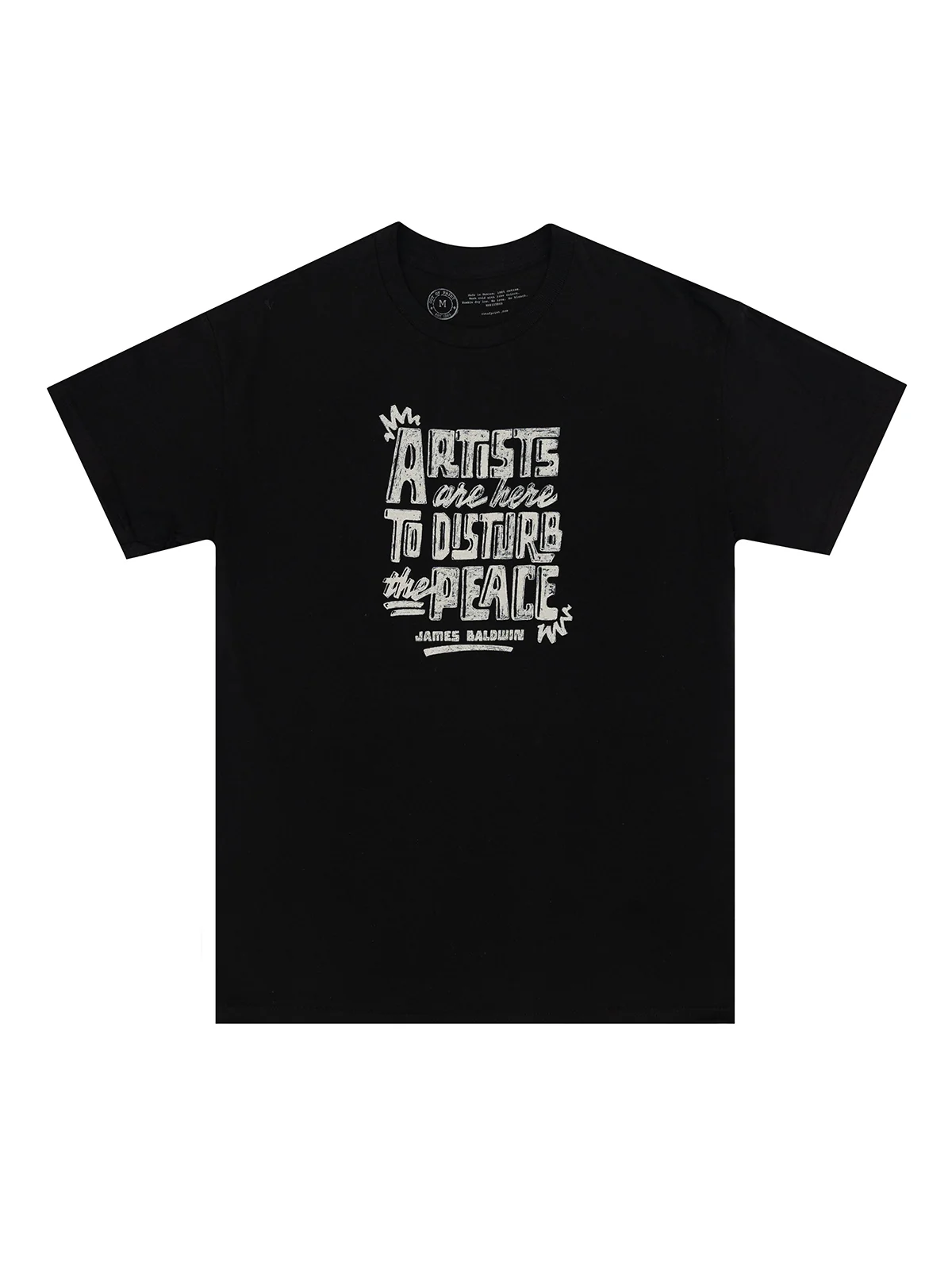 James Baldwin - Artists Are Here to Disturb the Peace unisex t-shirt