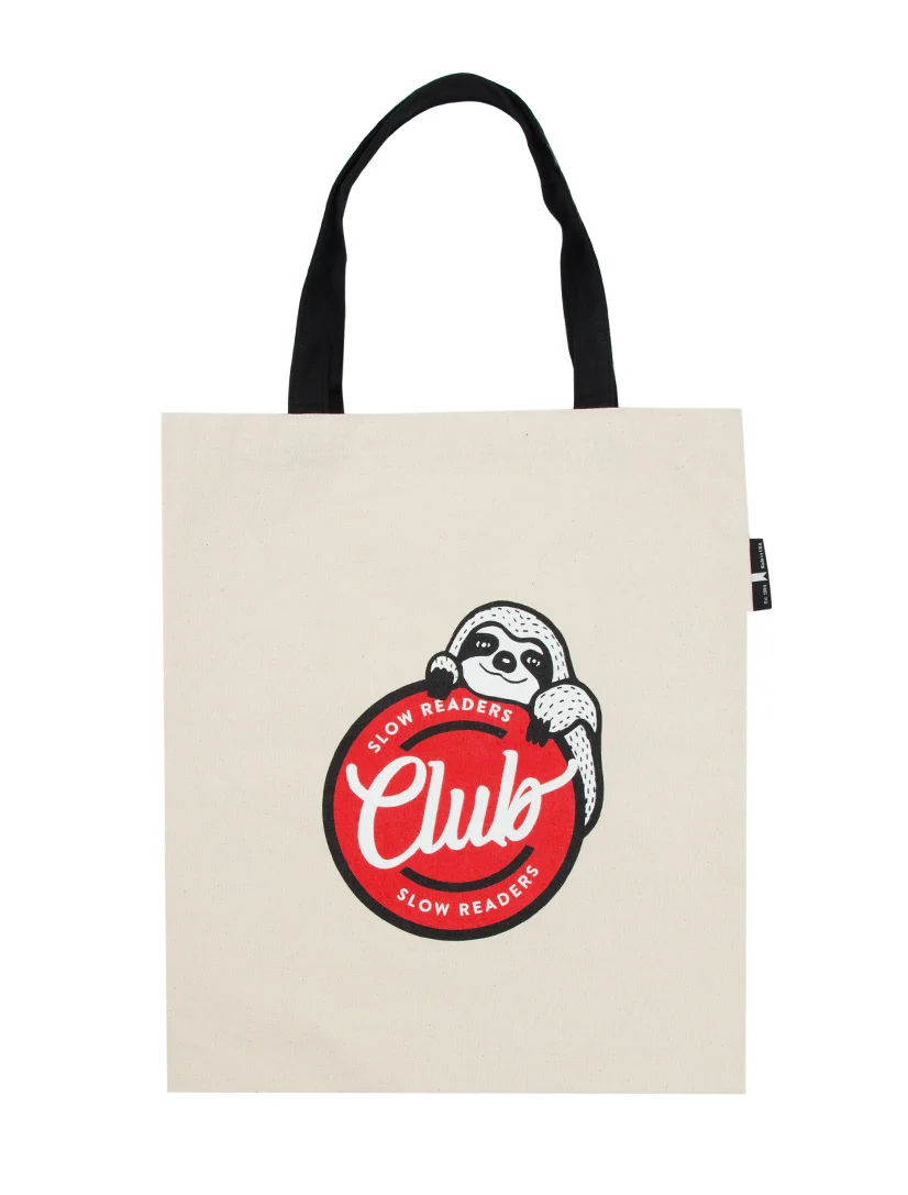 Book Sloth - Let's Hang and Read tote bag - Image 2