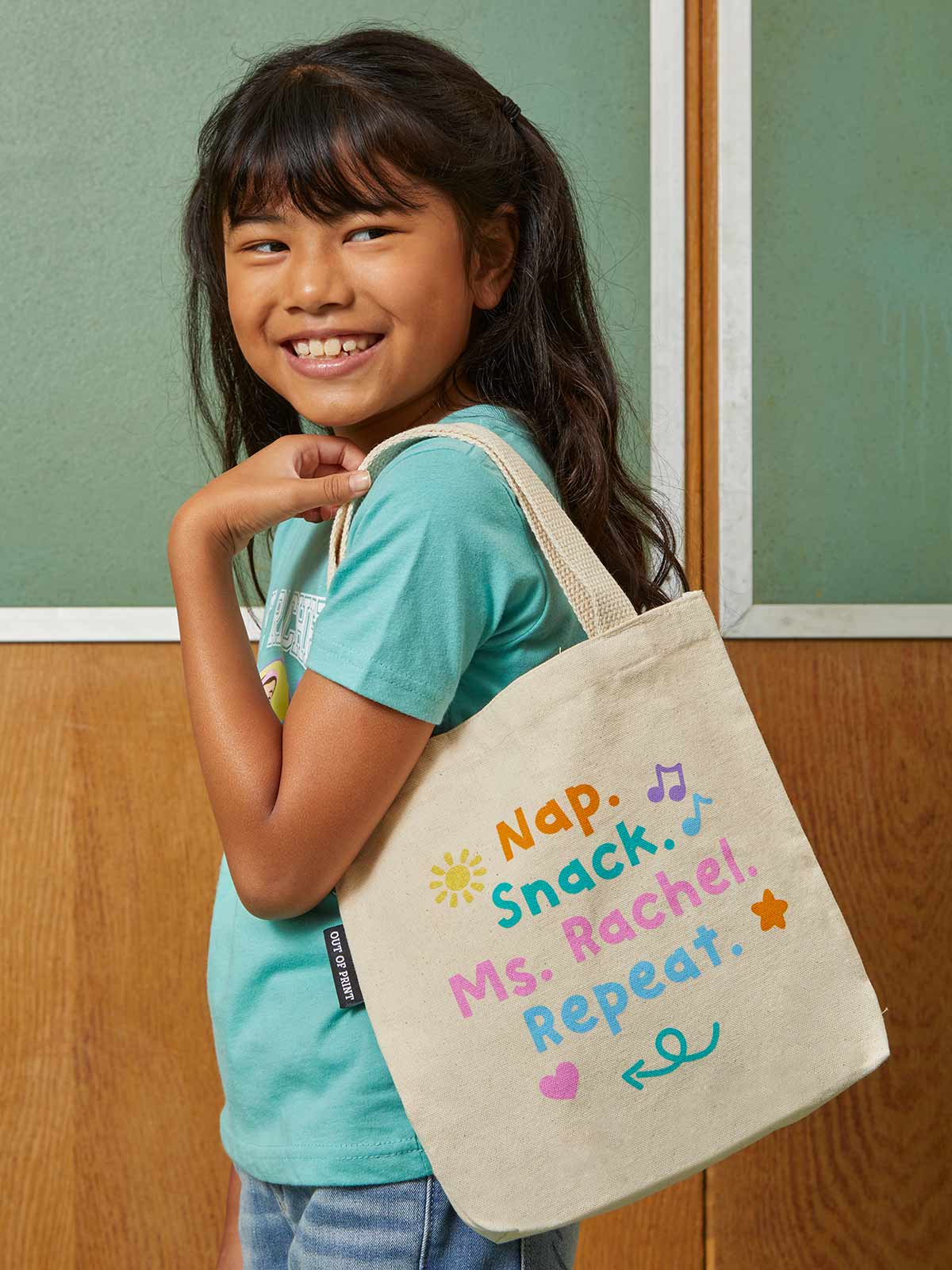 Nap. Snack. Ms. Rachel. Repeat mini tote bag - Image 2