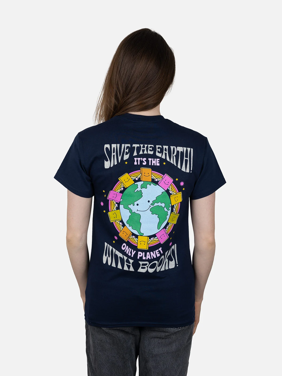 Only Planet with Books unisex t-shirt - Image 4