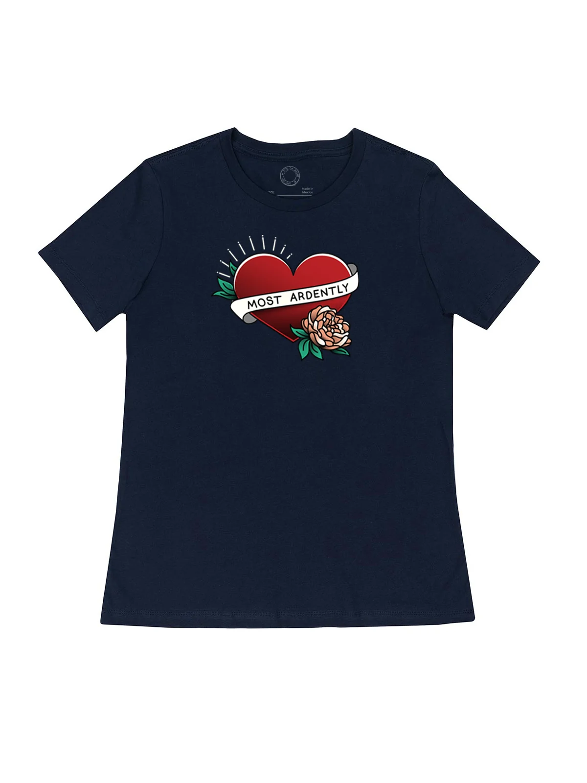 Pride and Prejudice - Most Ardently women's crew t-shirt (Print Shop) - Image 3