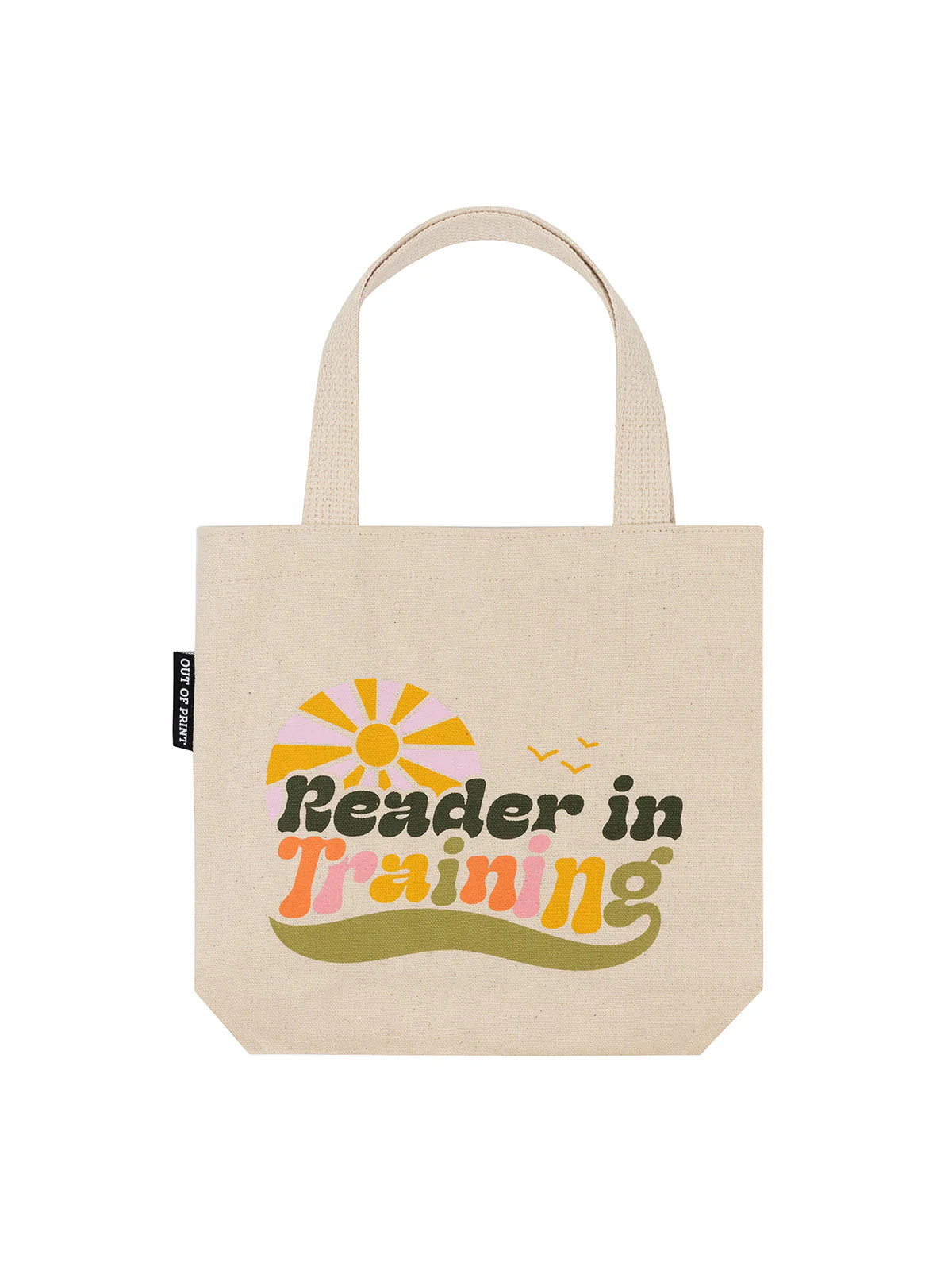 Reader in Training mini tote bag