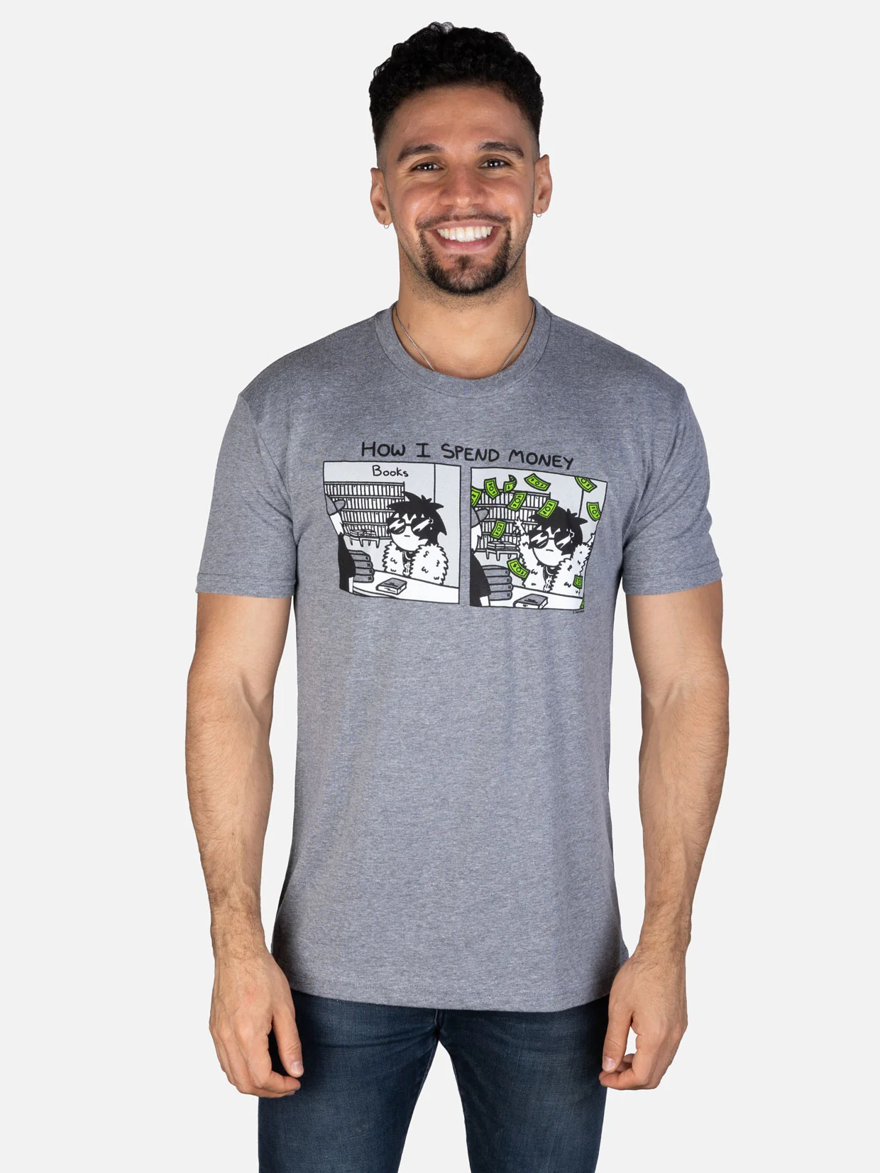Sarah's Scribbles - How I Spend Money unisex t-shirt - Image 2