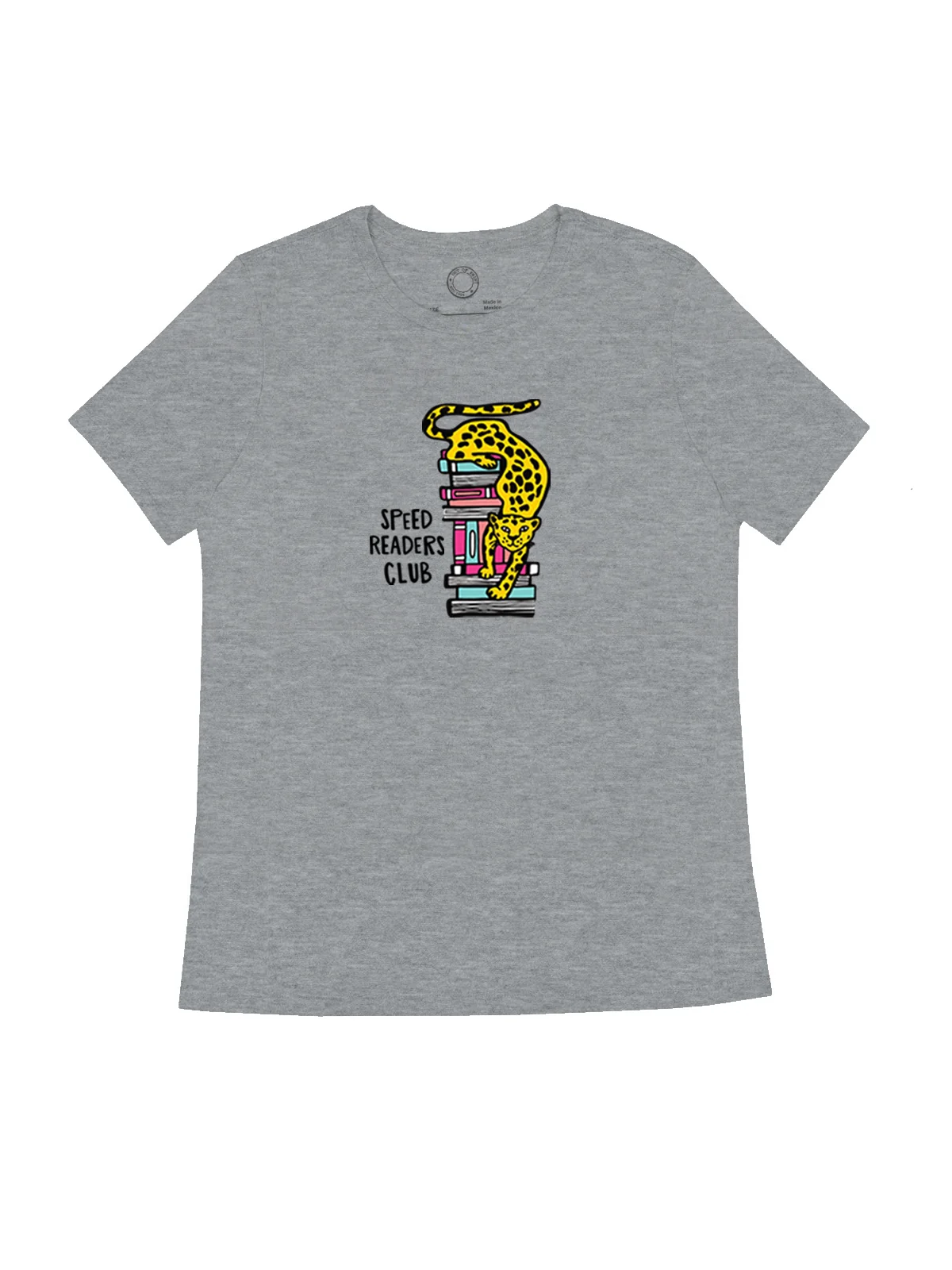 Speed Readers Club – women's crew t-shirt (Print Shop) - Image 3