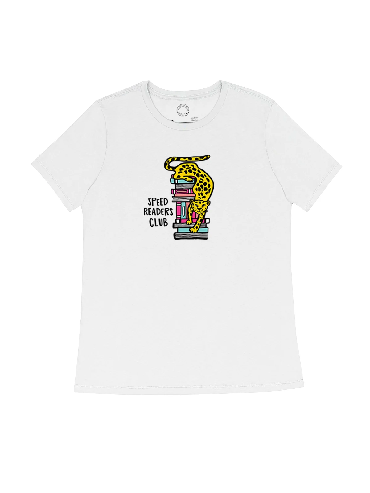 Speed Readers Club – women's crew t-shirt (Print Shop) - Image 7