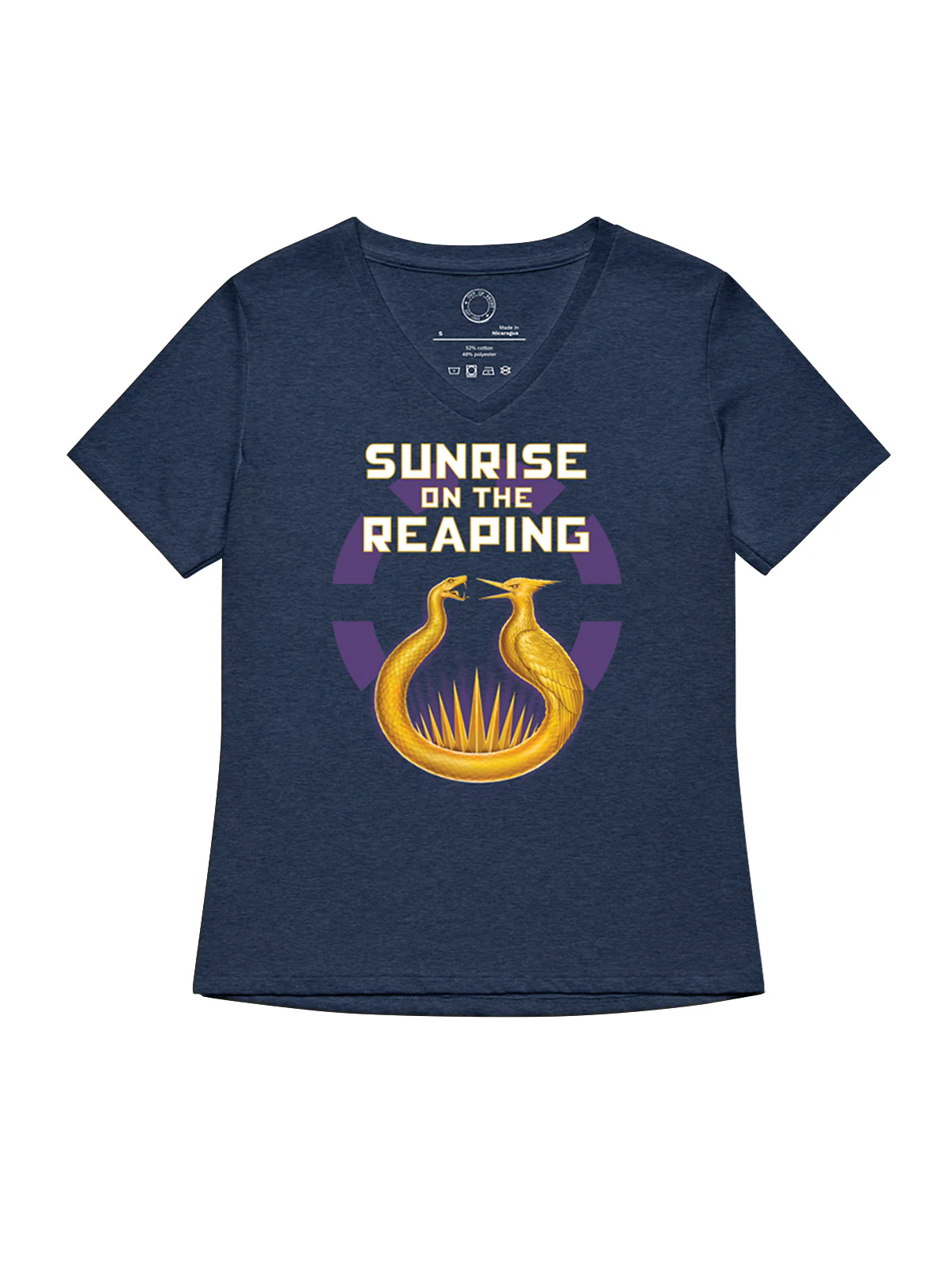 Hunger Games: Sunrise on the Reaping women's v-neck t-shirt (Print Shop)