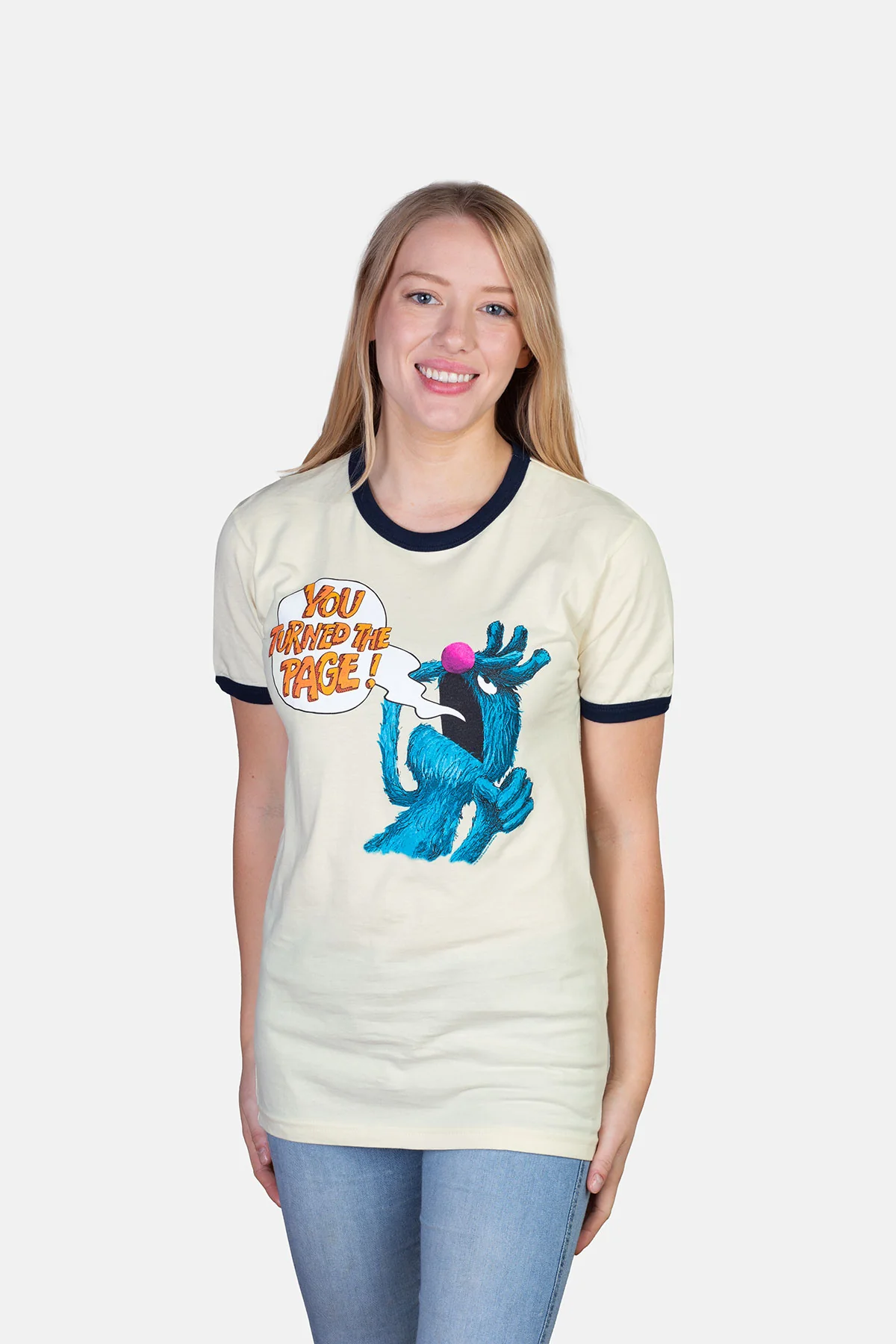Sesame Street: The Monster at the End of This Book unisex ringer t-shirt - Image 5