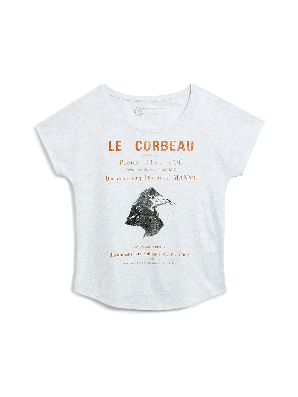 The Raven (French Edition) women's relaxed fit t-shirt